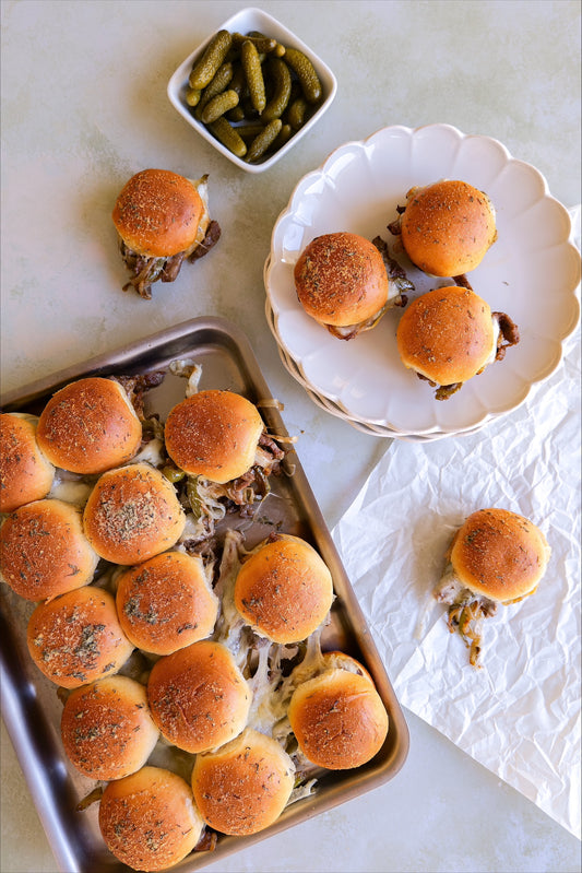 Philly Cheesesteak Sliders