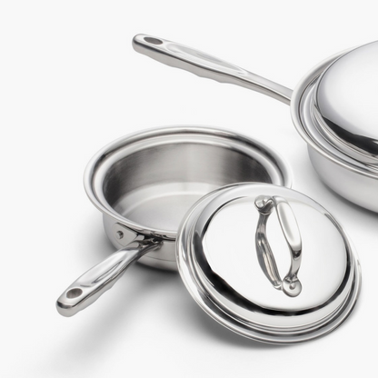 Essentials stainless steel cookware set
