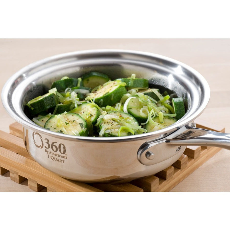NEW! 1.75 Quart Saucepan with Cover by 360 Cookware Made in USA –  MadeinUSAForever