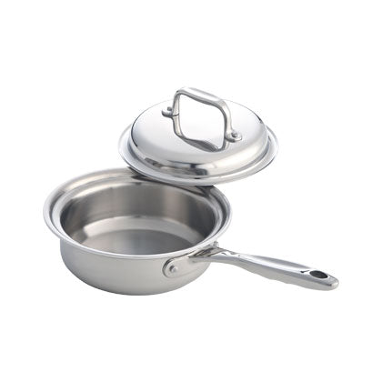 Saucepan with Lid Set, 1 Quart and 2 Quart Stainless Steel Sauce