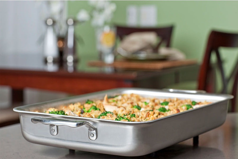 Lasagna Baking Pan 9 X 13 Inches Stainless Steel Deep Baking Dish Large  Metal