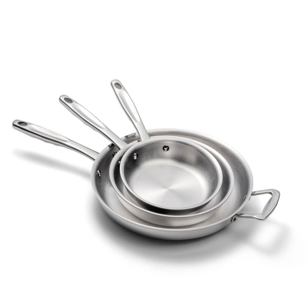 360 Cookware Stainless Steel 3.5 Quart Sauté Pan With Cover