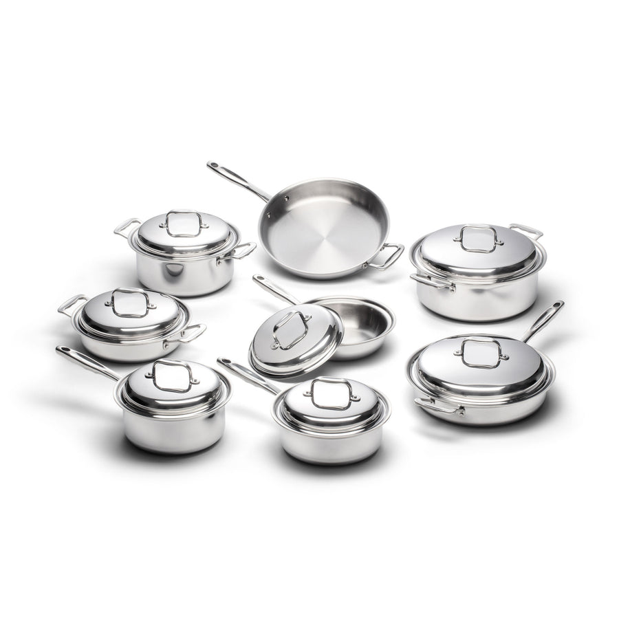 360 Cookware Stainless Steel 15-Piece Cookware Set